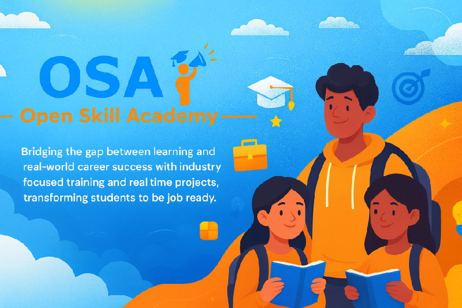 Students Learning Illustration